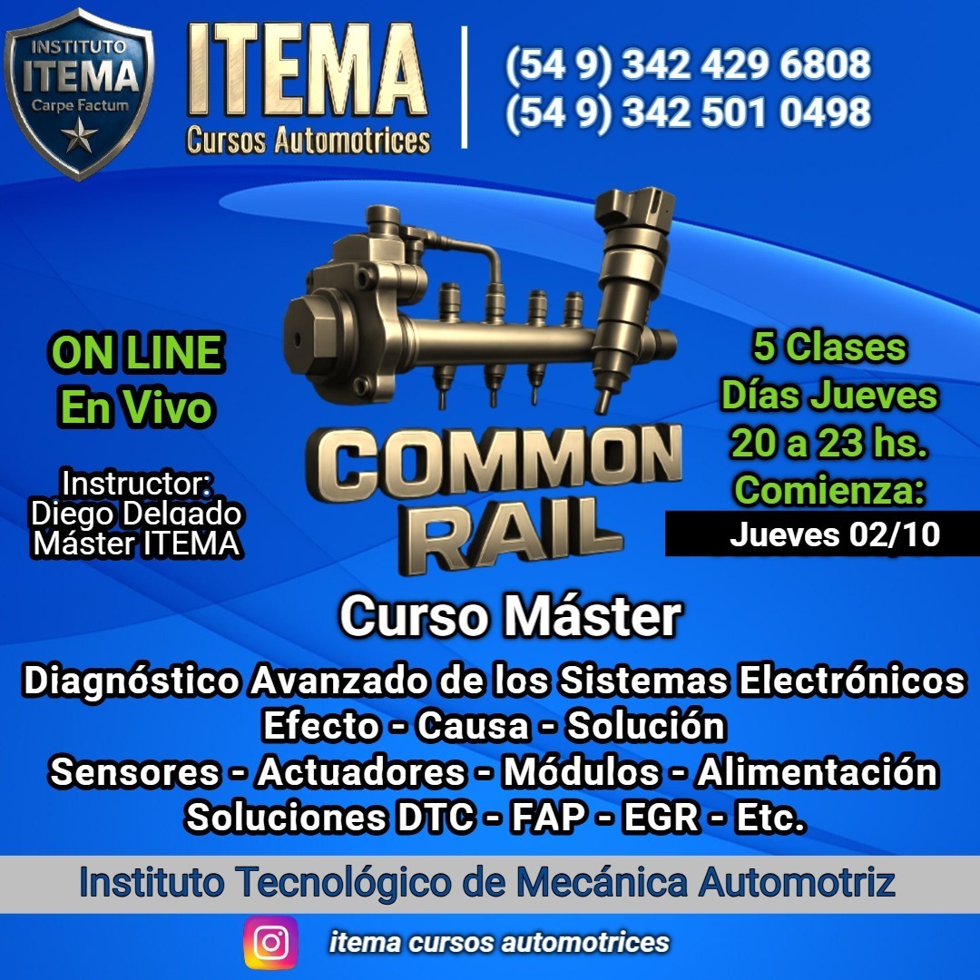Common Rail - Curso Máster COM-RAIL-MAS