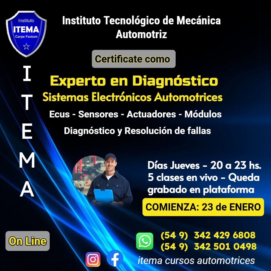 Experto en diagnóstico - Sistemas electrónicos automotrices EXP-DIAG-SEA
