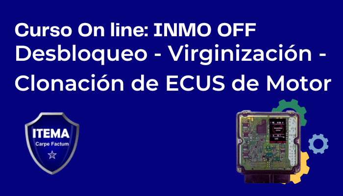 INMO OFF – Desbloqueo -  Virginización - Clonación de ECUS de Motor INMOOFF-DVC-EM