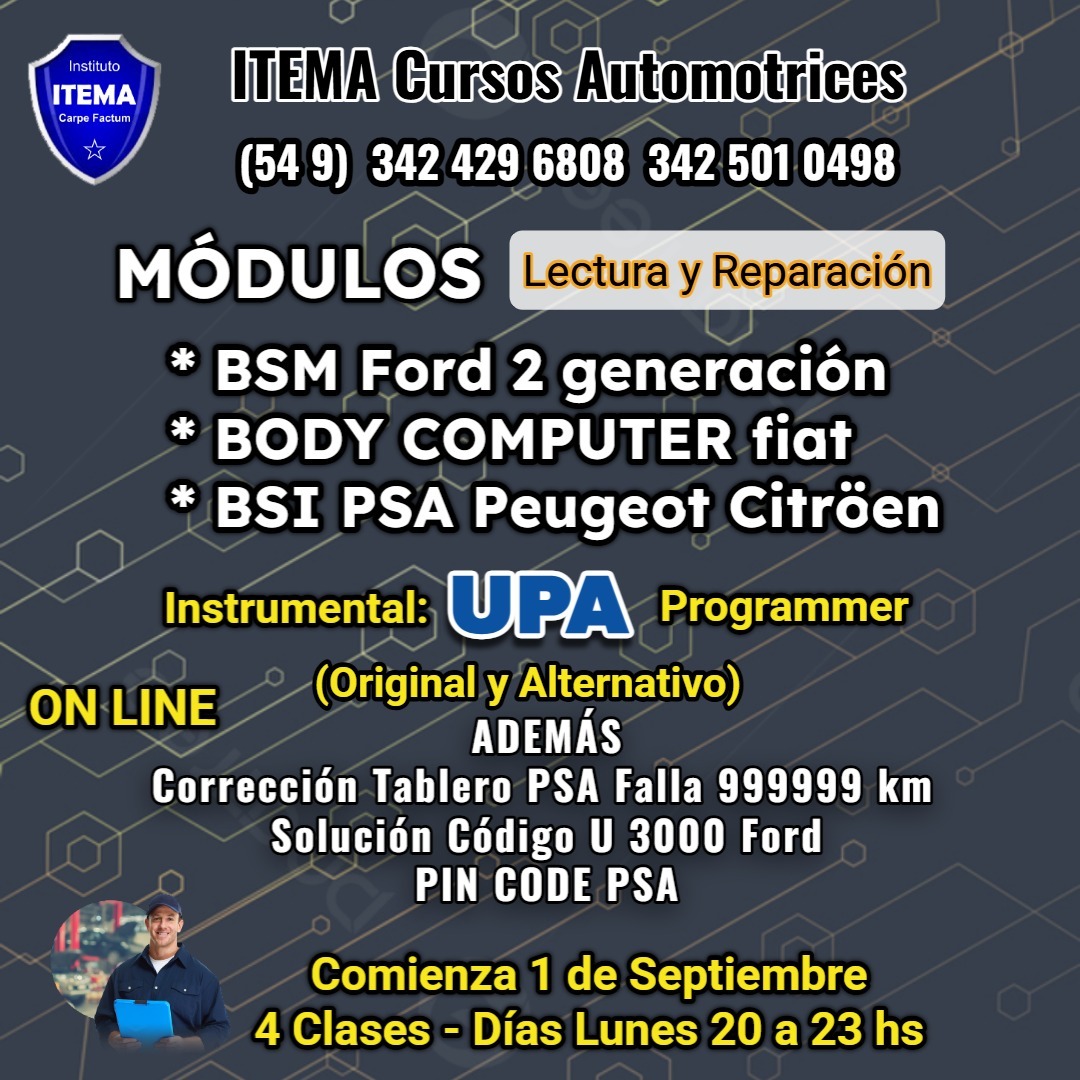 Módulos, lectura y reparación MOD-LEC-REP